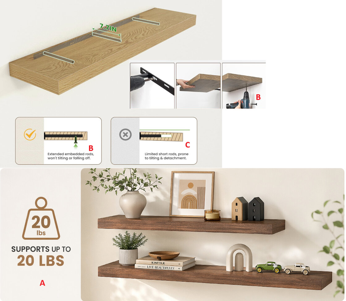 Why Floating Shelves Are Not Always Safe